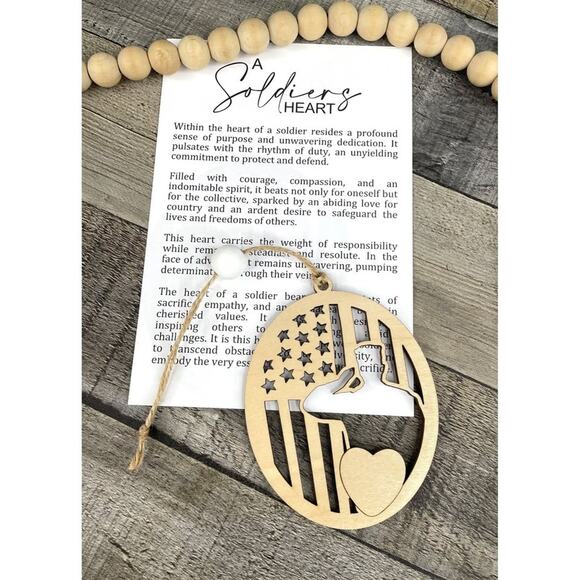 A Soldiers Heart Soldier Ornament - Picture 4 of 4